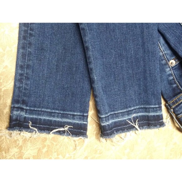 Veronica Beard Jeans Blue Kate Skinny 10” High Rise Stretch Grotto 28x28.5 EUC - Picture 6 of 10